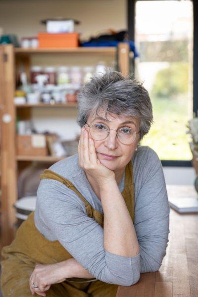 Catherine, céramiste, Marly-le-Roi